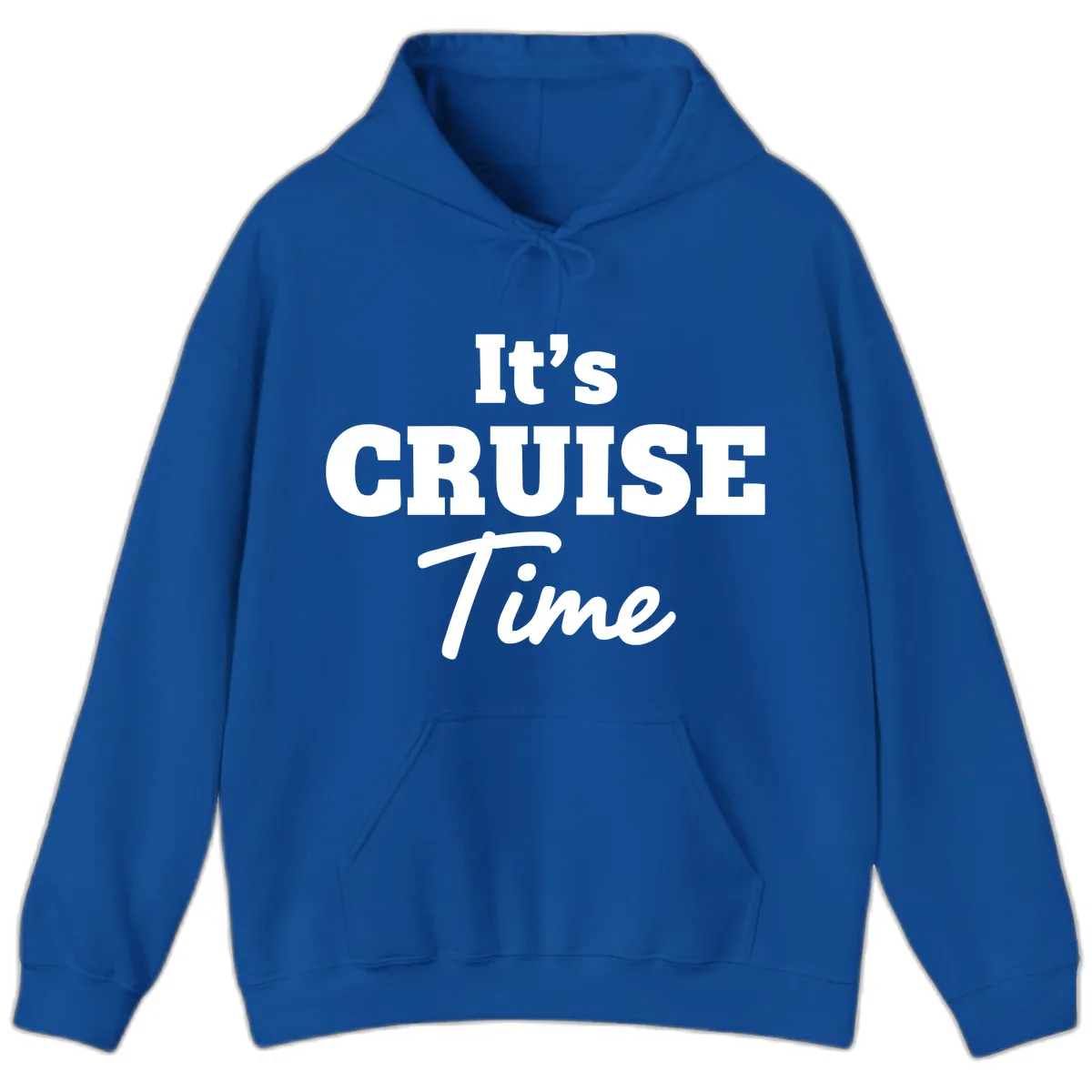 It's Cruise Time Apparel Hoodie in Royal