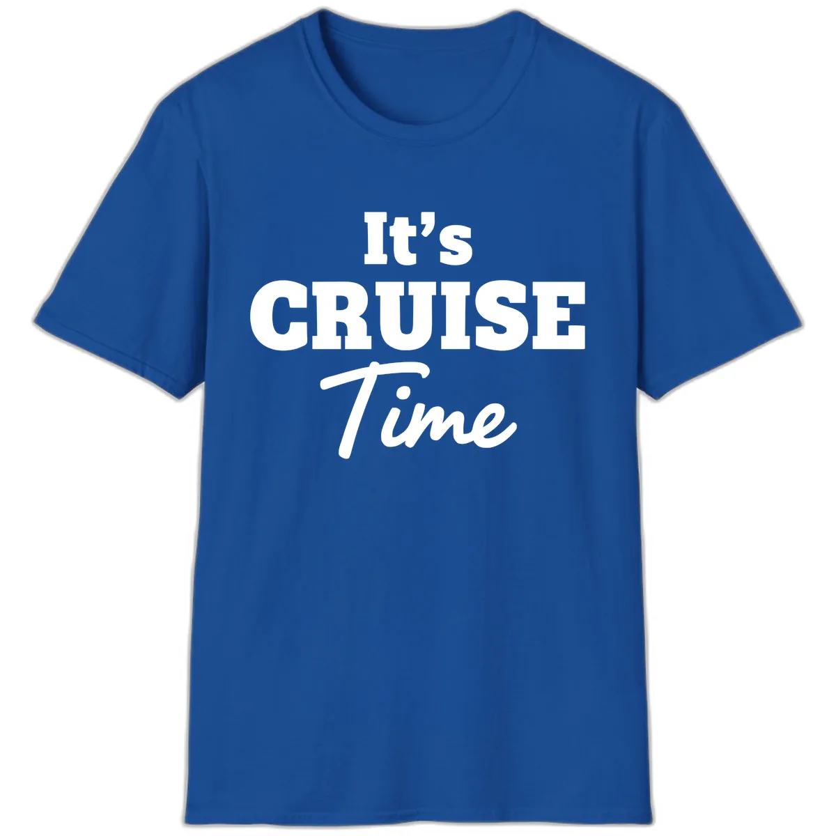 It's Cruise Time Apparel T-Shirt in Royal