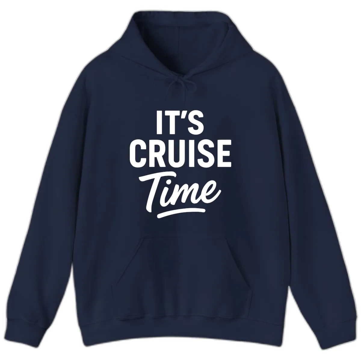 It's Cruise Time Apparel Hoodie in Navy