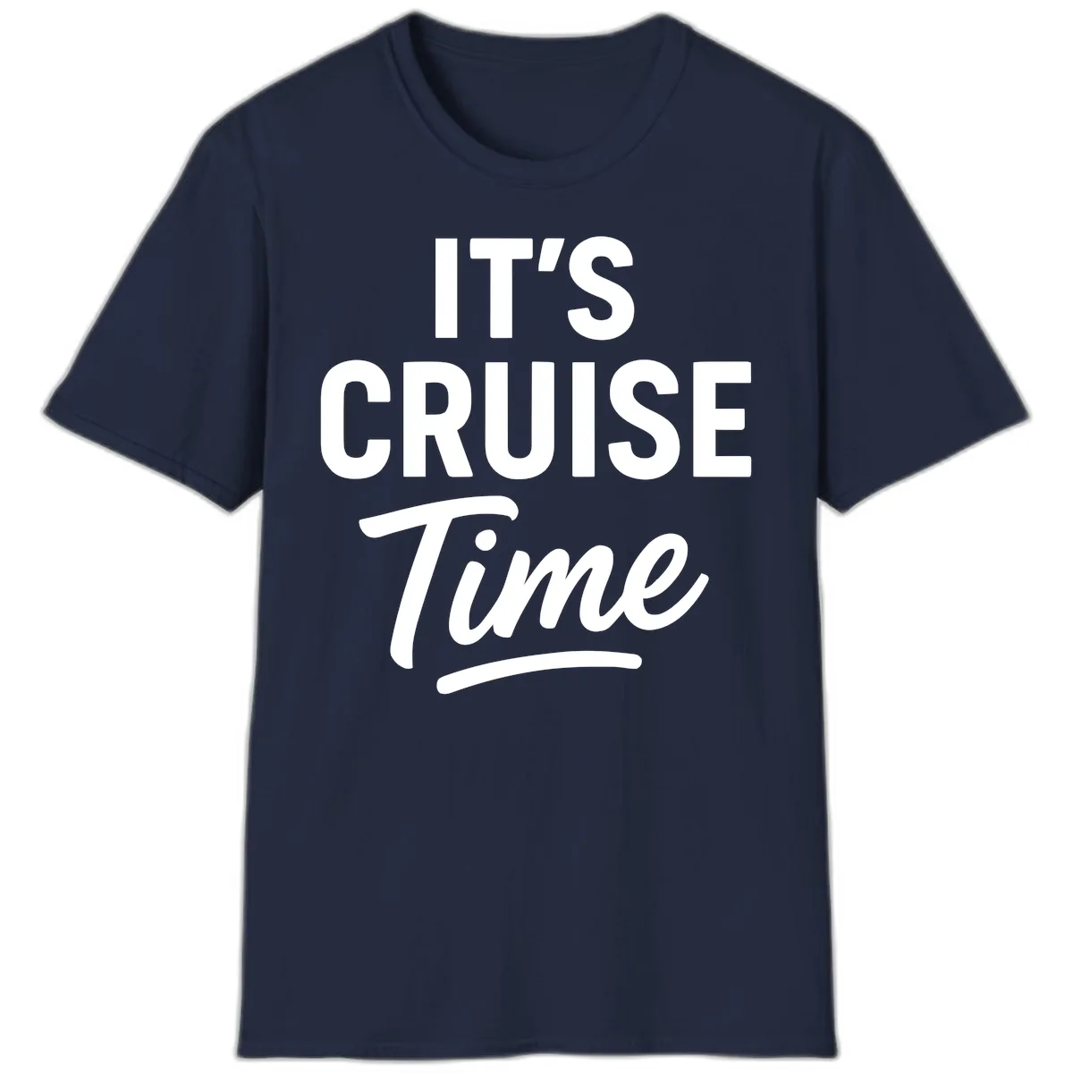 It's Cruise Time Apparel T-Shirt in Navy