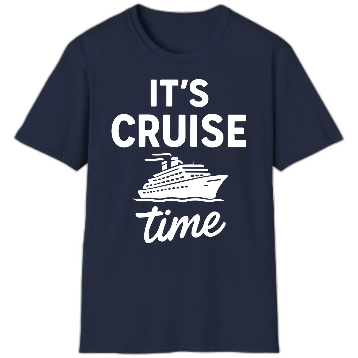 It's Cruise Time Graphic T-Shirt in Navy