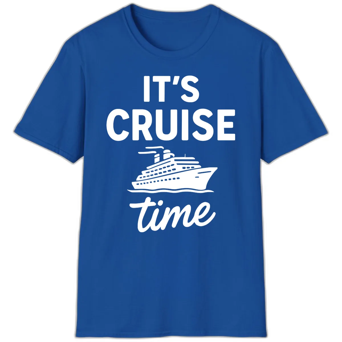 It's Cruise Time Graphic T-Shirt in Royal