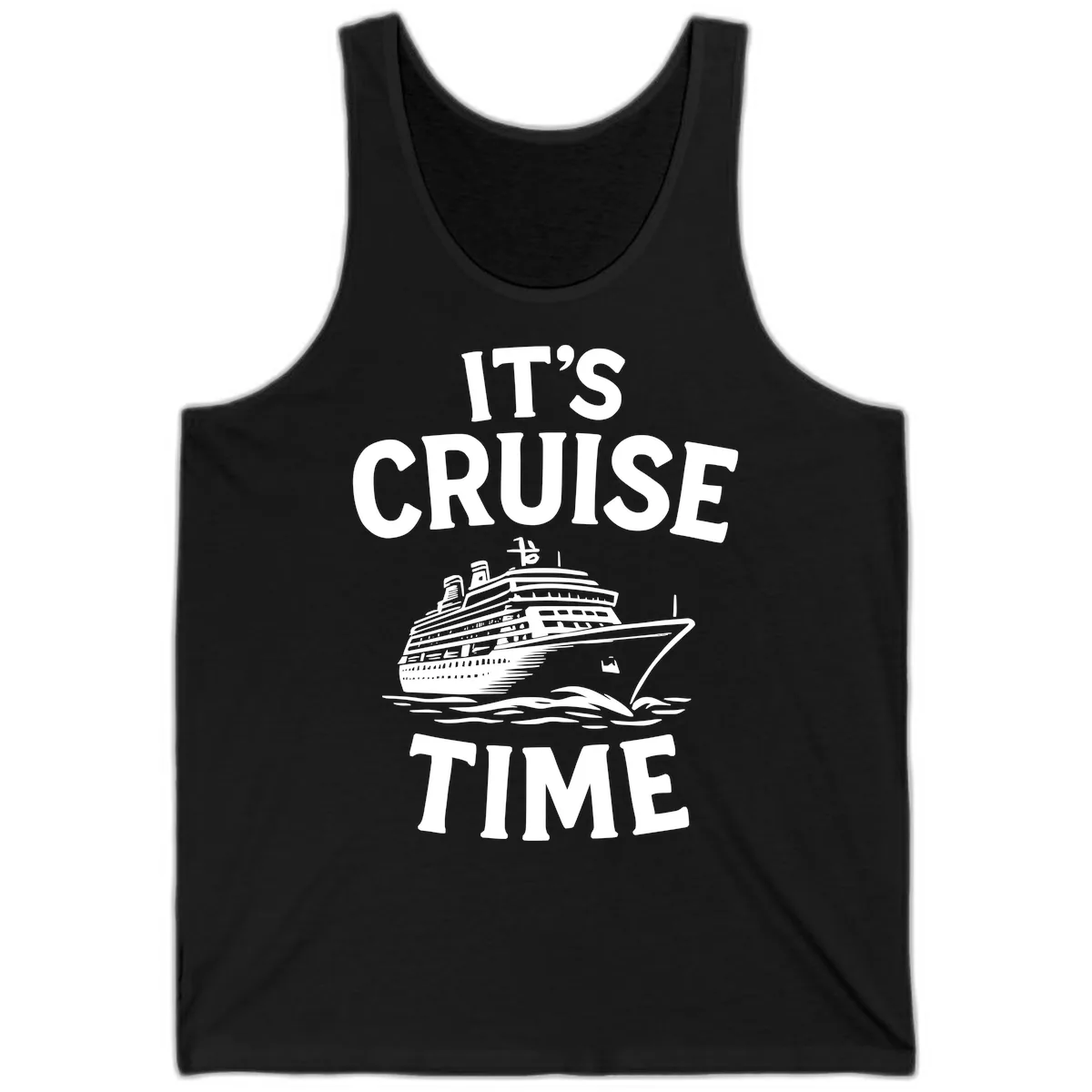 It's Cruise Time Ship Design Tank in Black