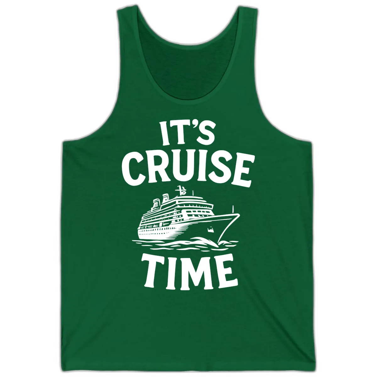 It's Cruise Time Ship Design Tank in Kelly