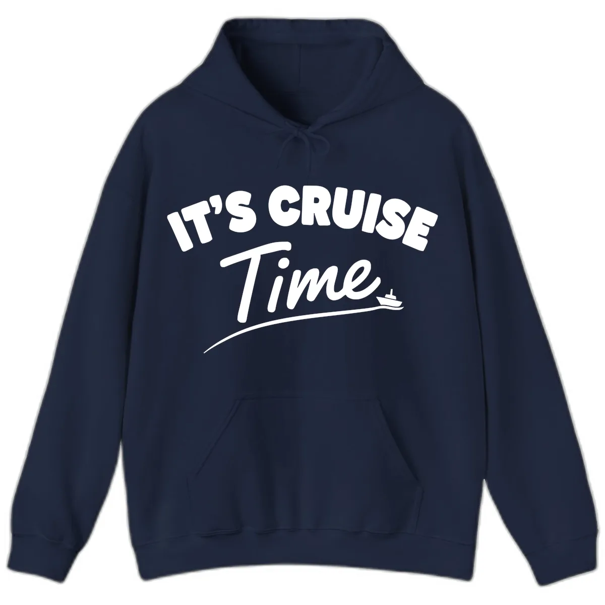 Its Cruise Time Celebration Hoodie in Navy