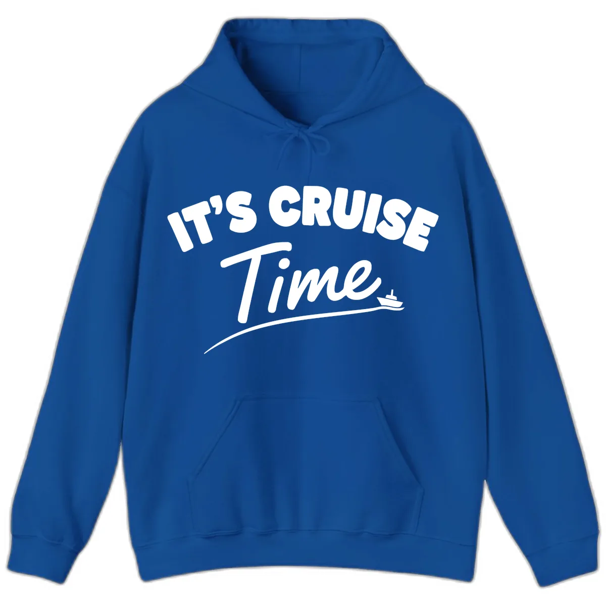 Its Cruise Time Celebration Hoodie in Royal