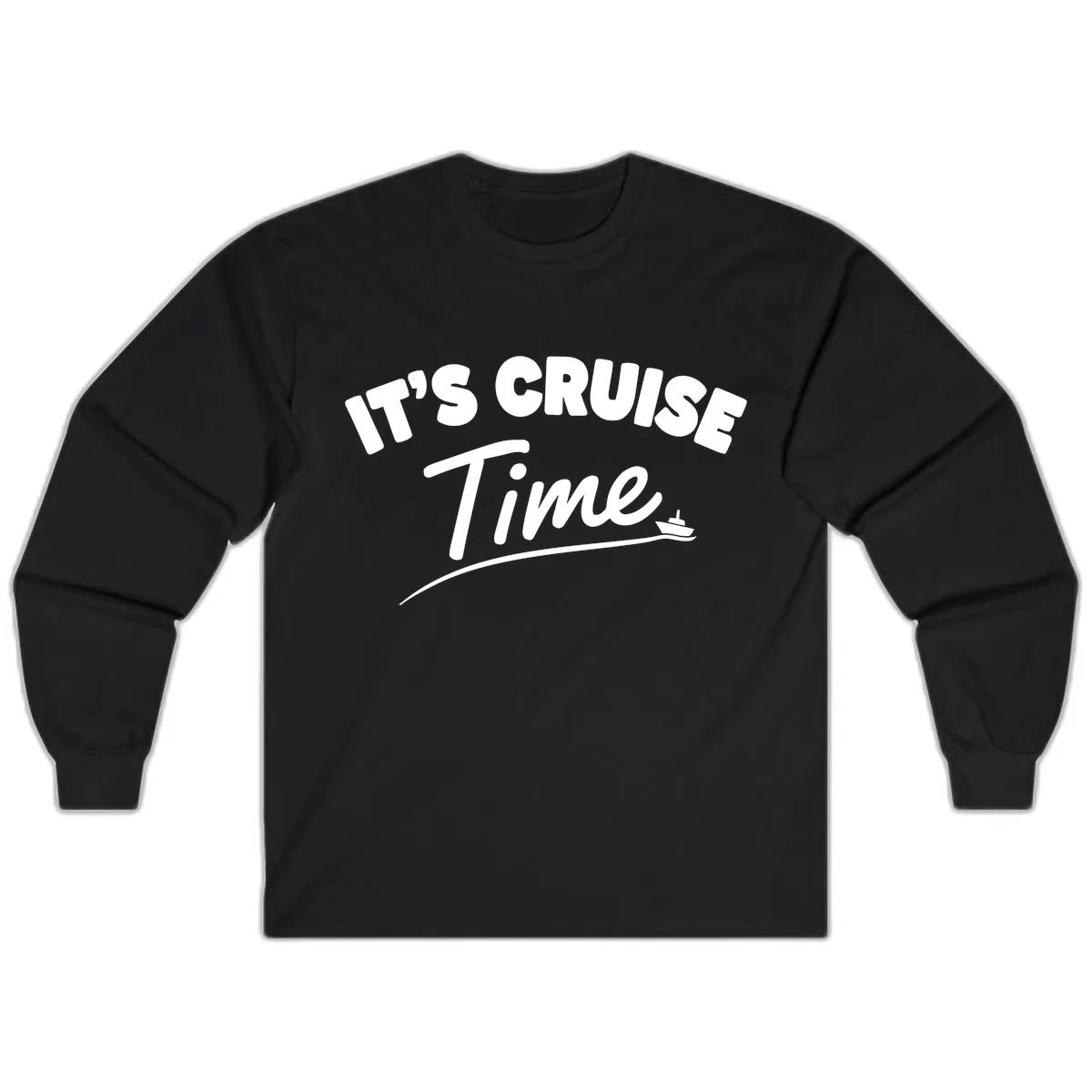 Its Cruise Time Celebration Long Sleeve in Black