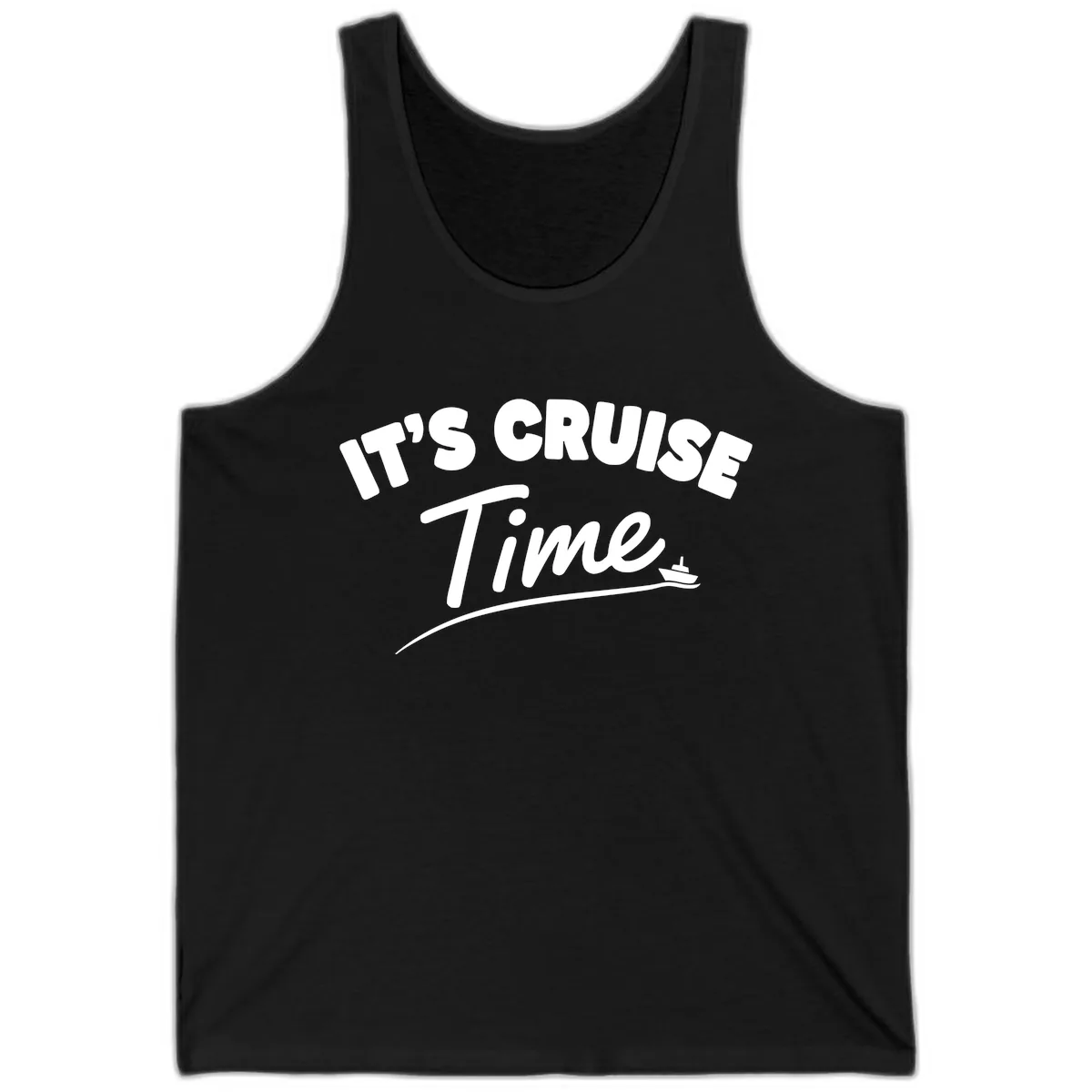 Its Cruise Time Celebration Tank in Black