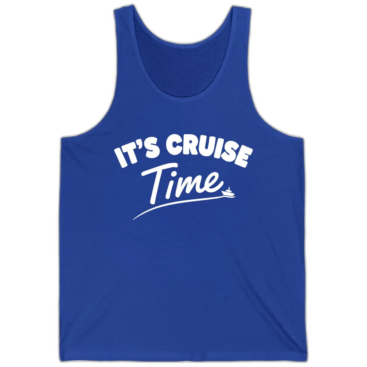 Its Cruise Time Celebration Tank in True Royal