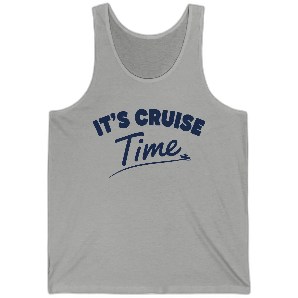 Its Cruise Time Celebration Tank in Athletic Heather