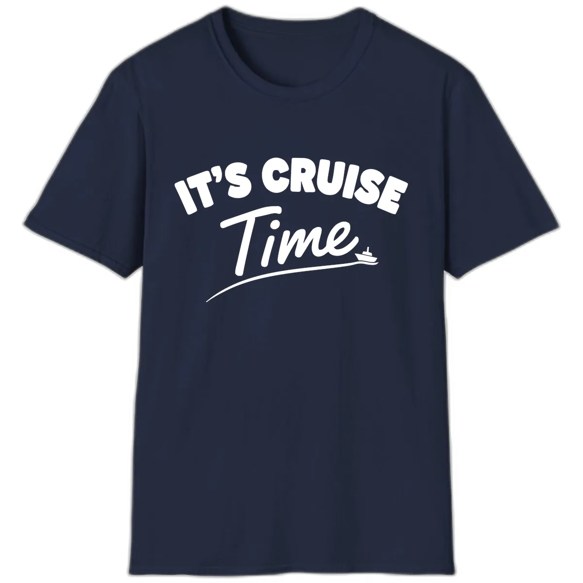 Its Cruise Time Celebration T-Shirt in Navy