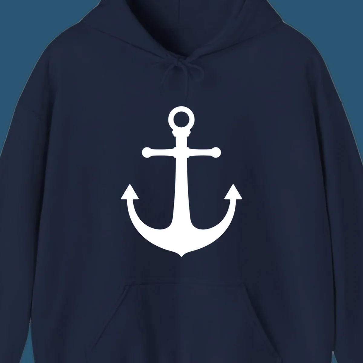 Navy blue anchor with 'Lake Life' text, a classic lake-life-anchor graphic.