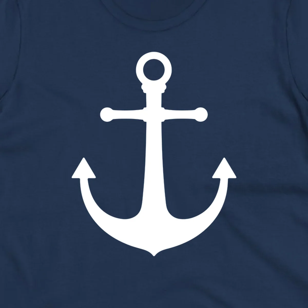 Navy blue anchor with 'Lake Life' text, a classic lake-life-anchor graphic.