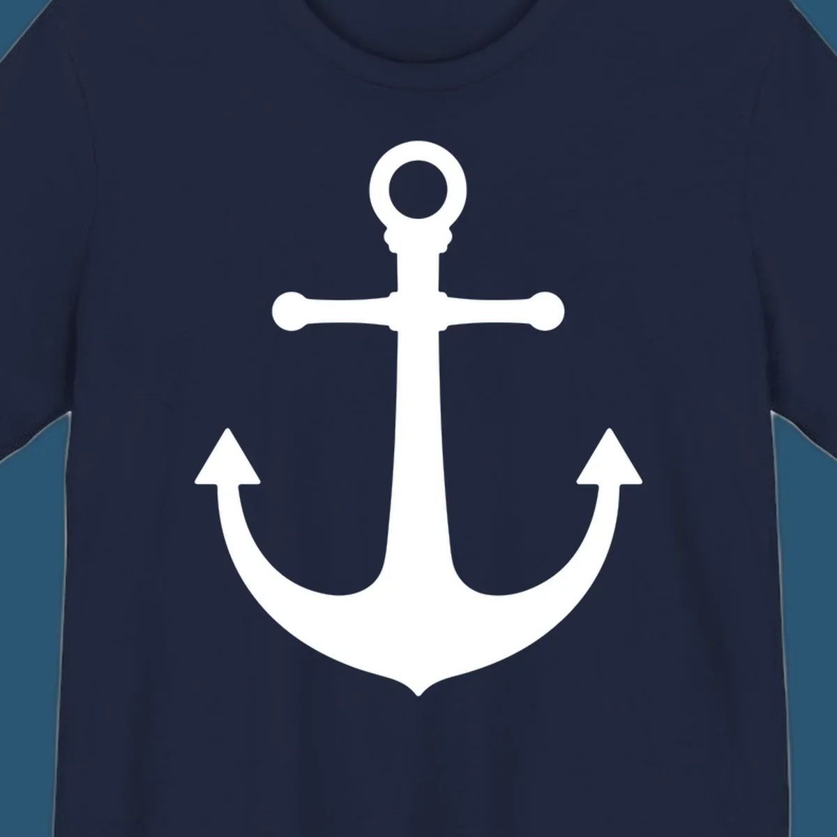 Navy blue anchor with 'Lake Life' text, a classic lake-life-anchor graphic.