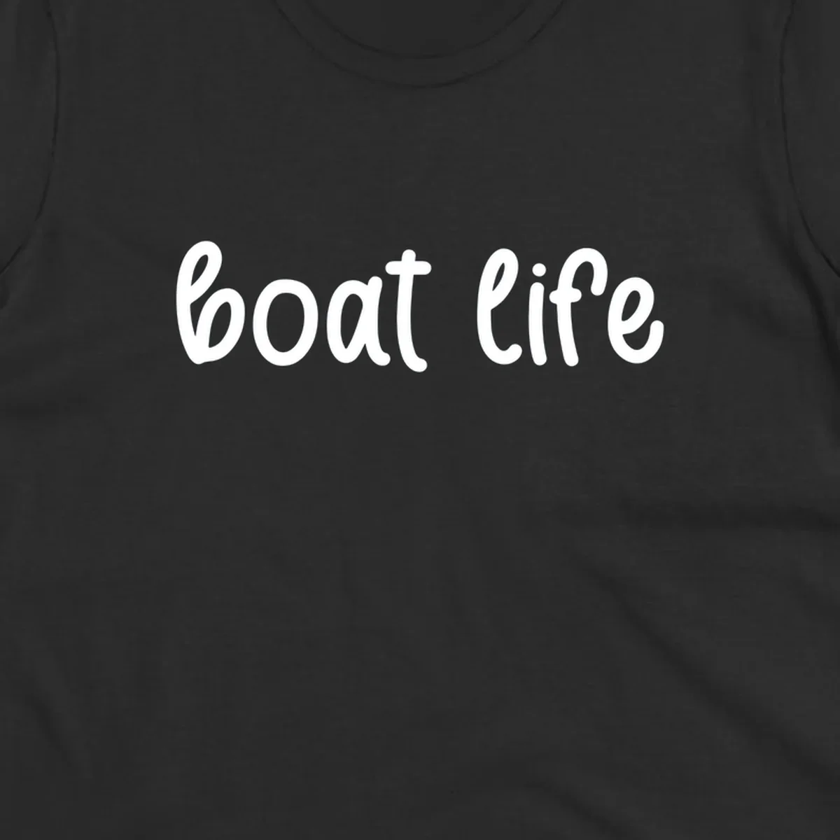 Boat Life text in a flowing script font.