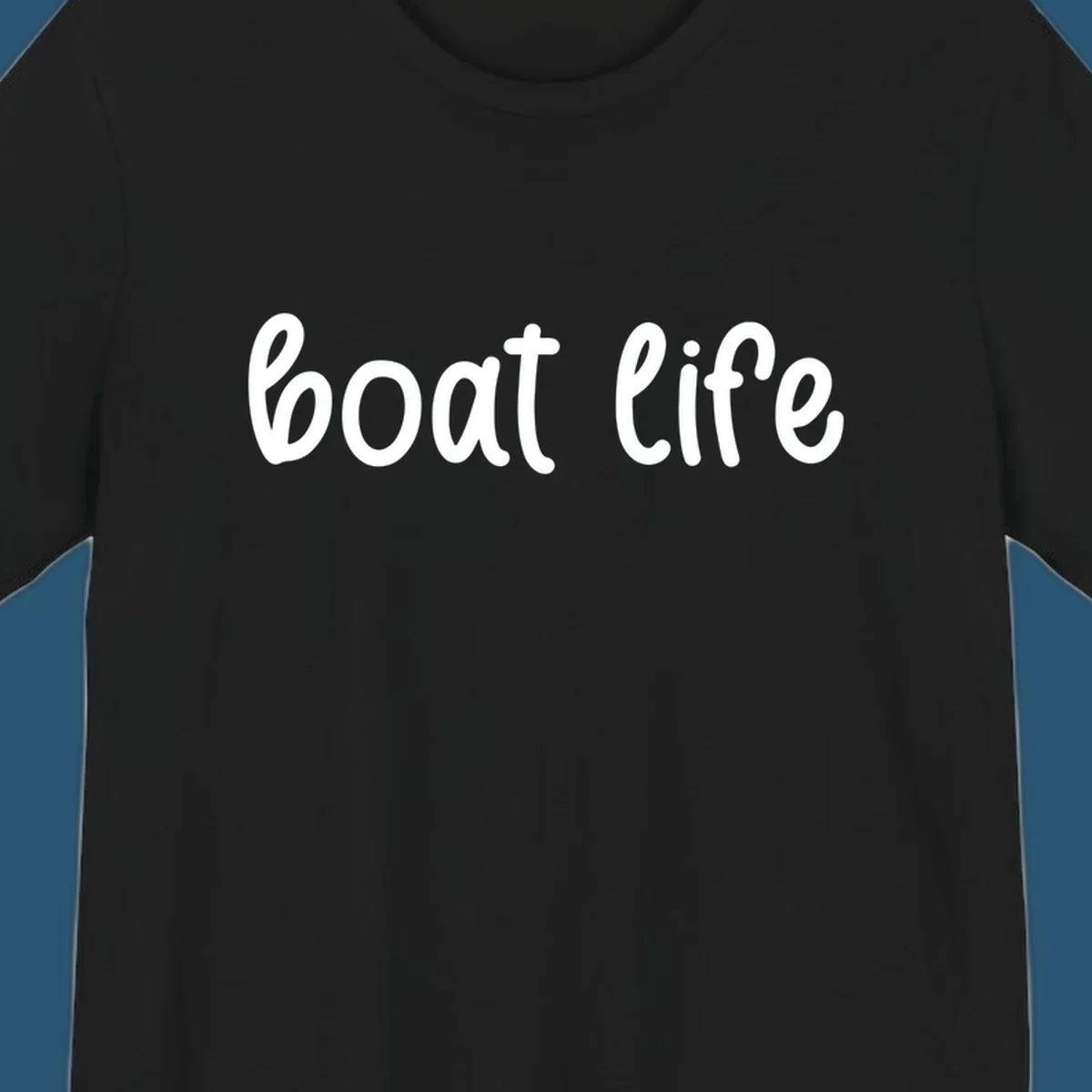 Boat Life text in a flowing script font.