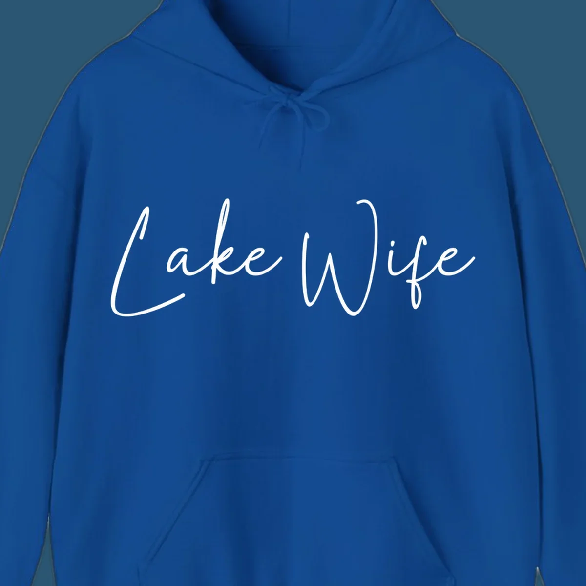 Lake Wife script text design.