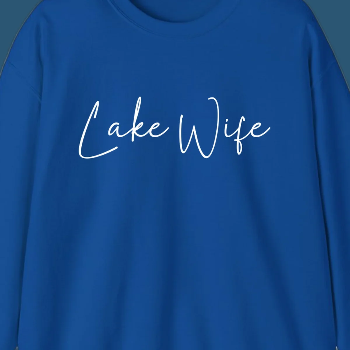 Lake Wife script text design.