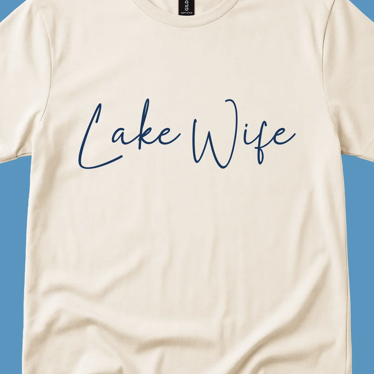 Lake Wife script text design.