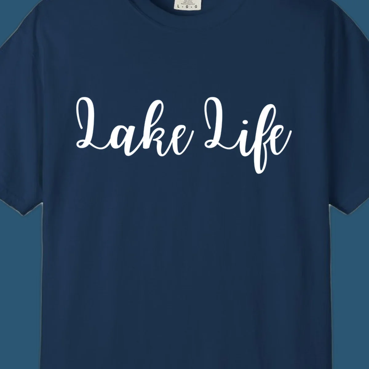 Lake Life text in a script font.