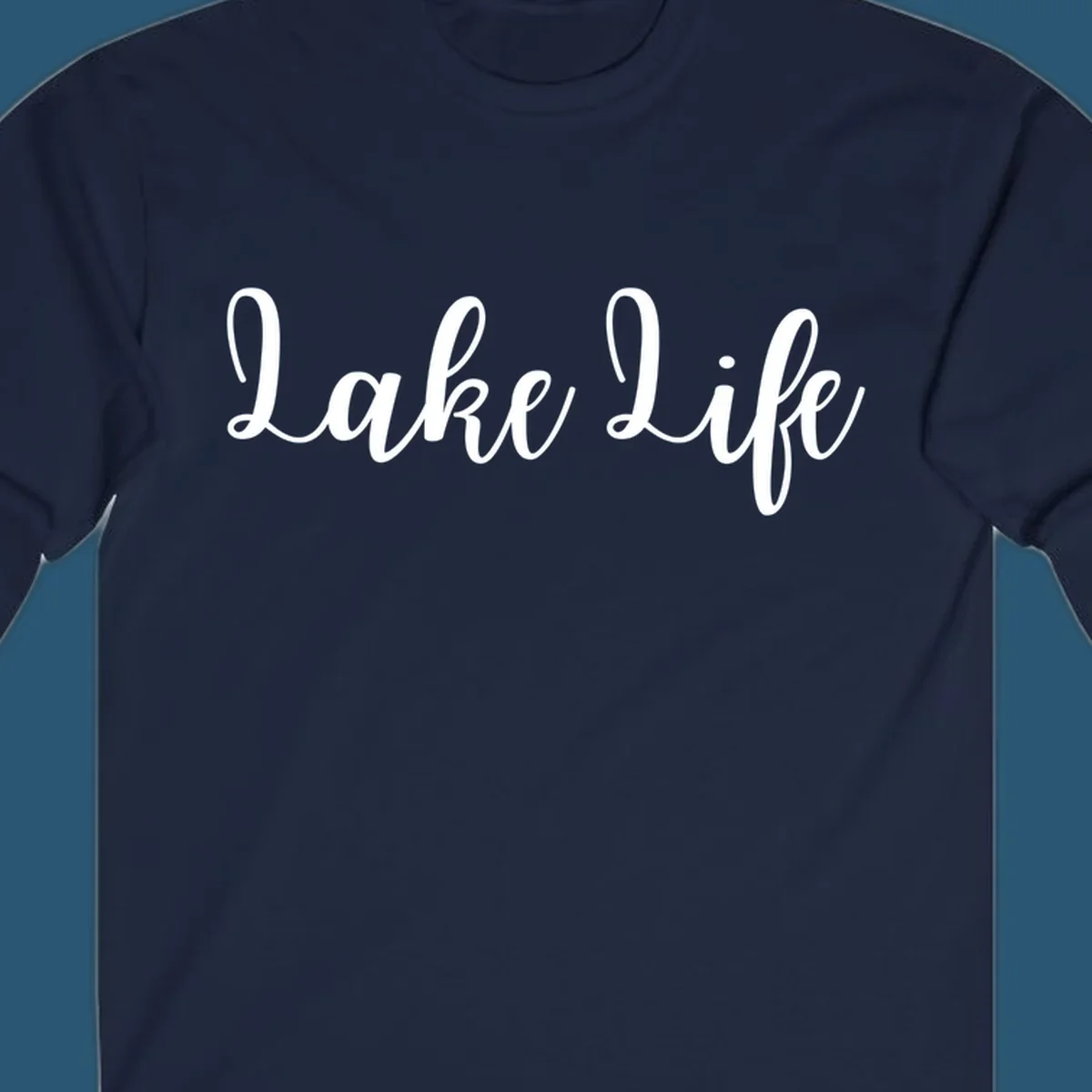 Lake Life text in a script font.