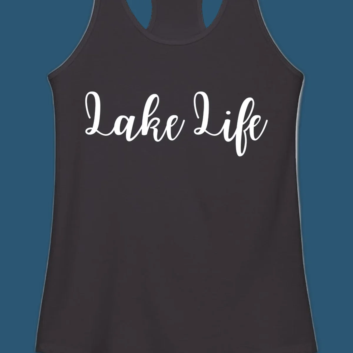 Lake Life text in a script font.