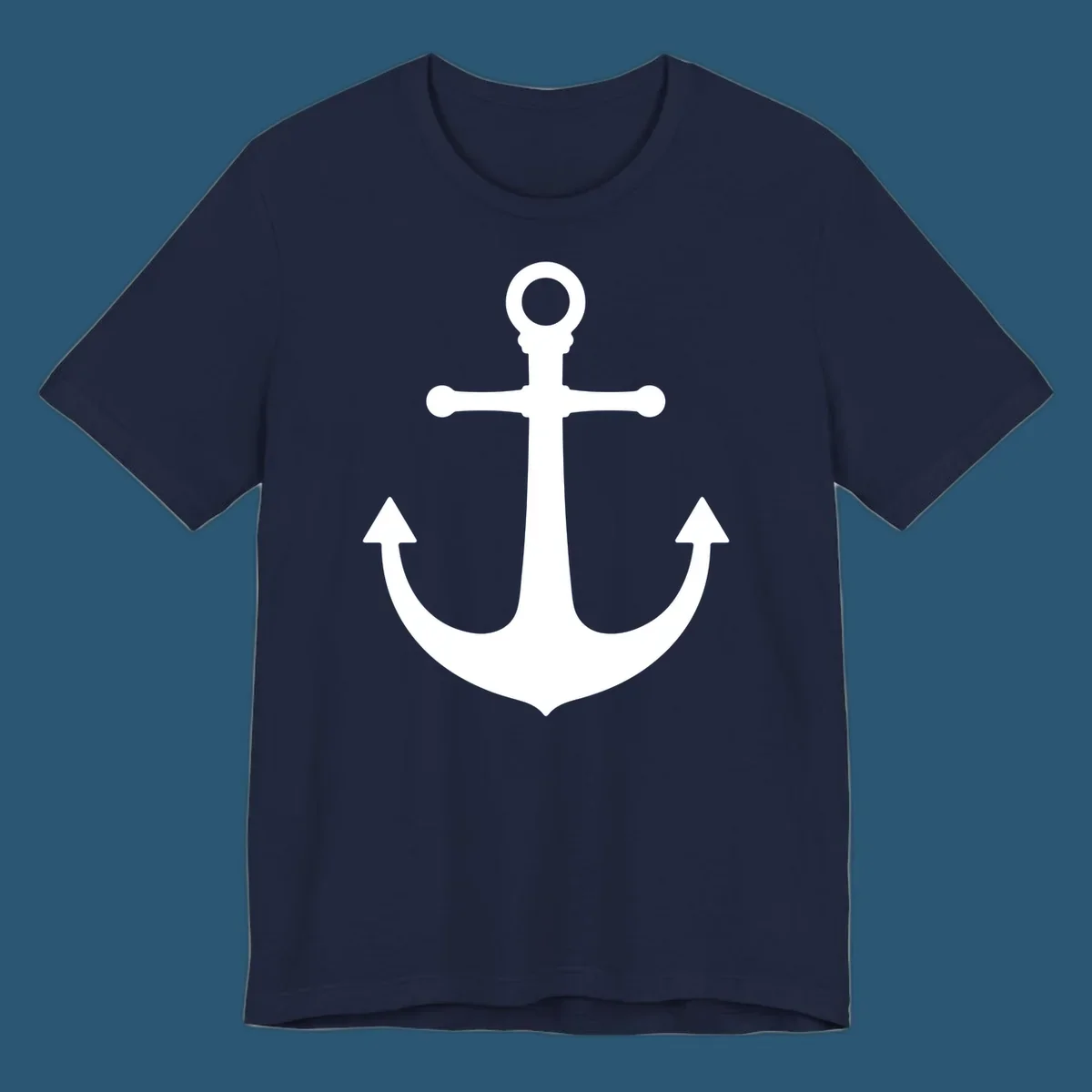 Navy blue anchor with 'Lake Life' text, a classic lake-life-anchor graphic.