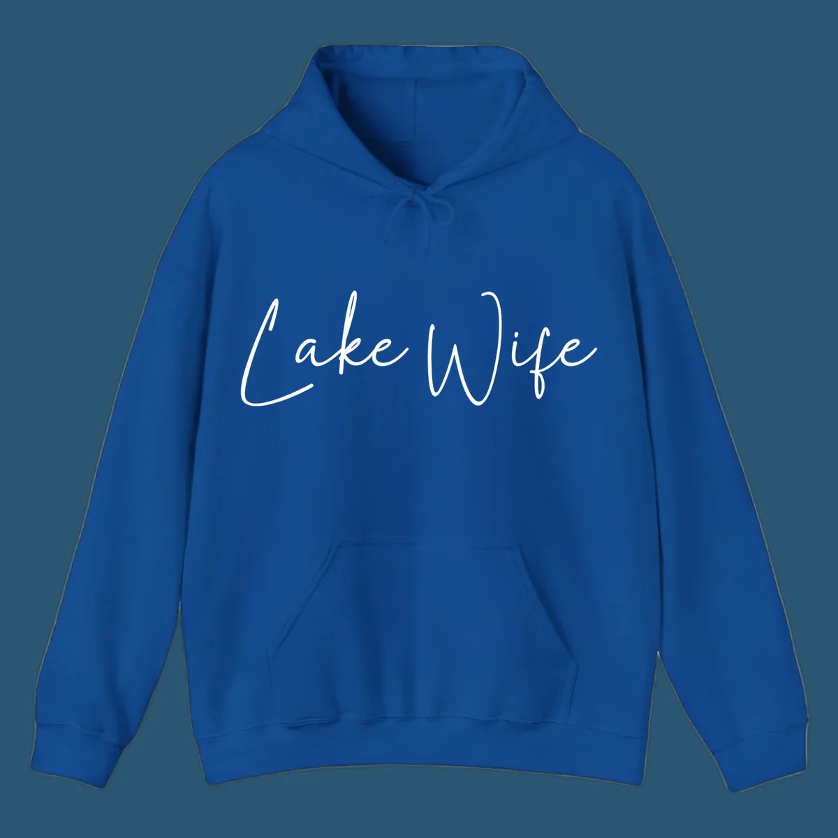 Lake Wife script text design.
