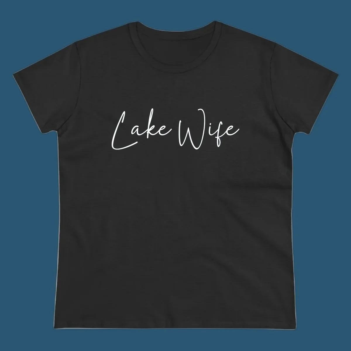 Lake Wife script text design.