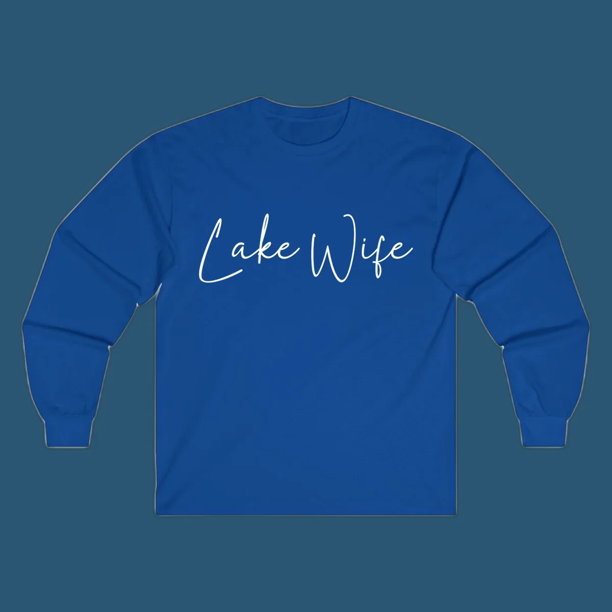Lake Wife script text design.
