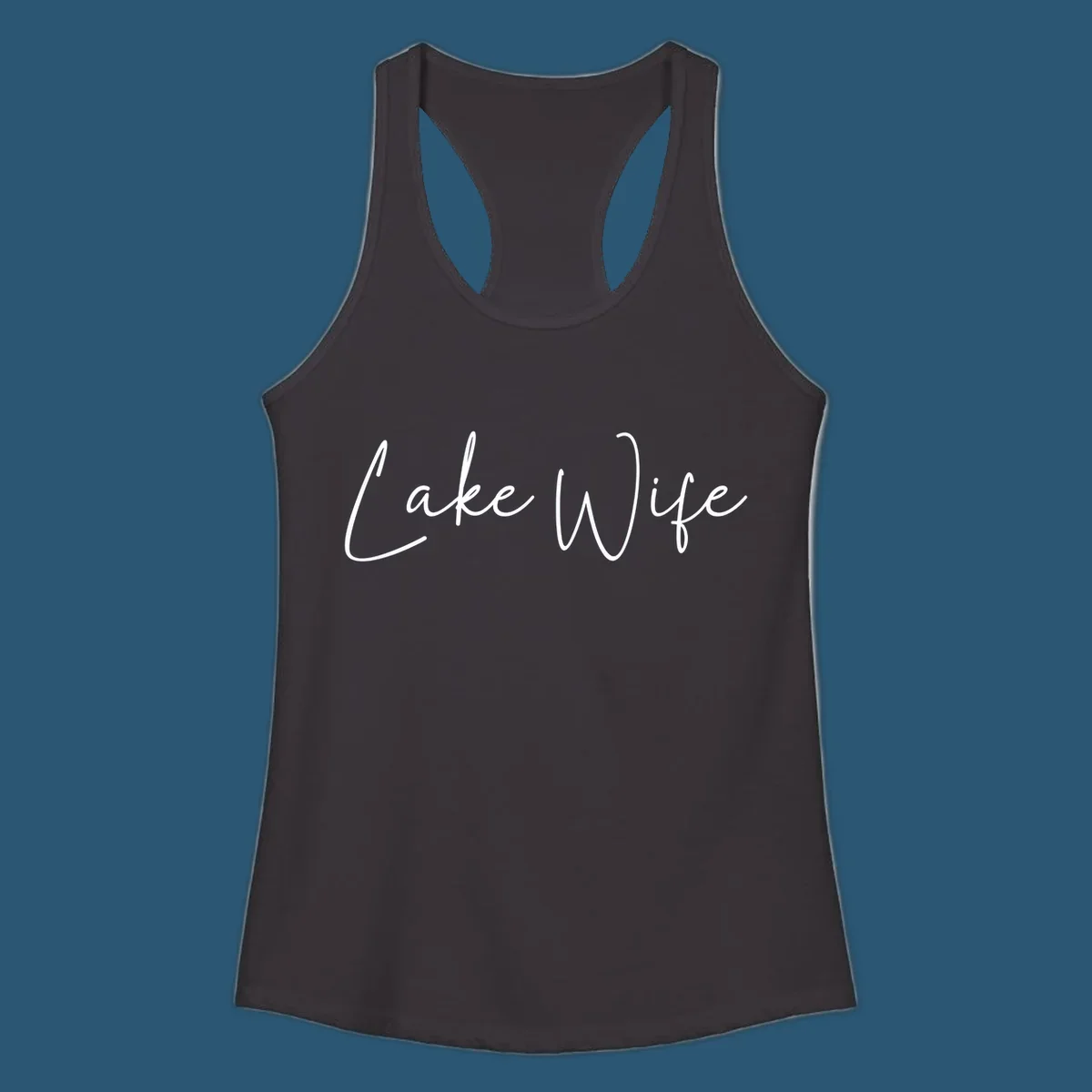 Lake Wife script text design.