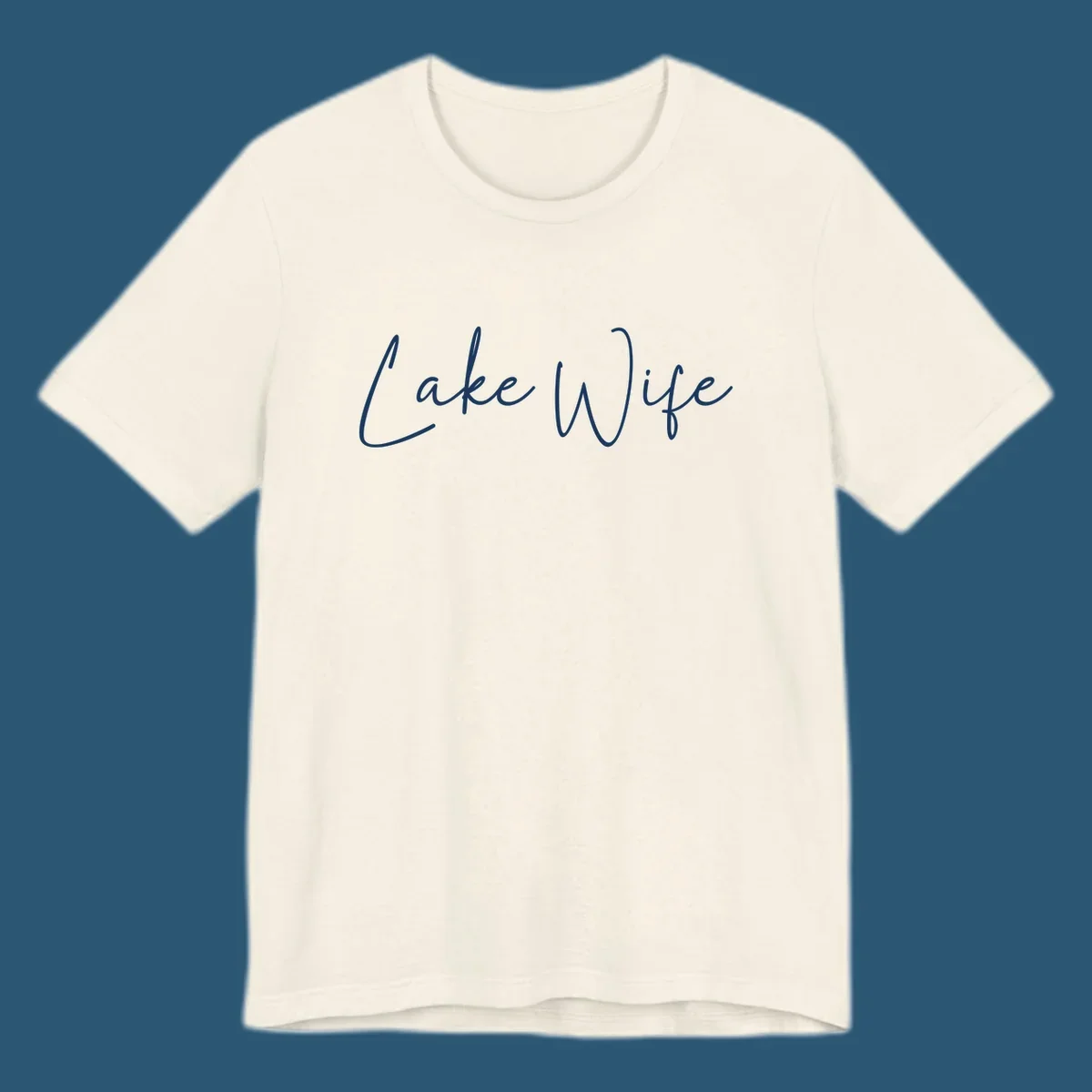 Lake Wife script text design.