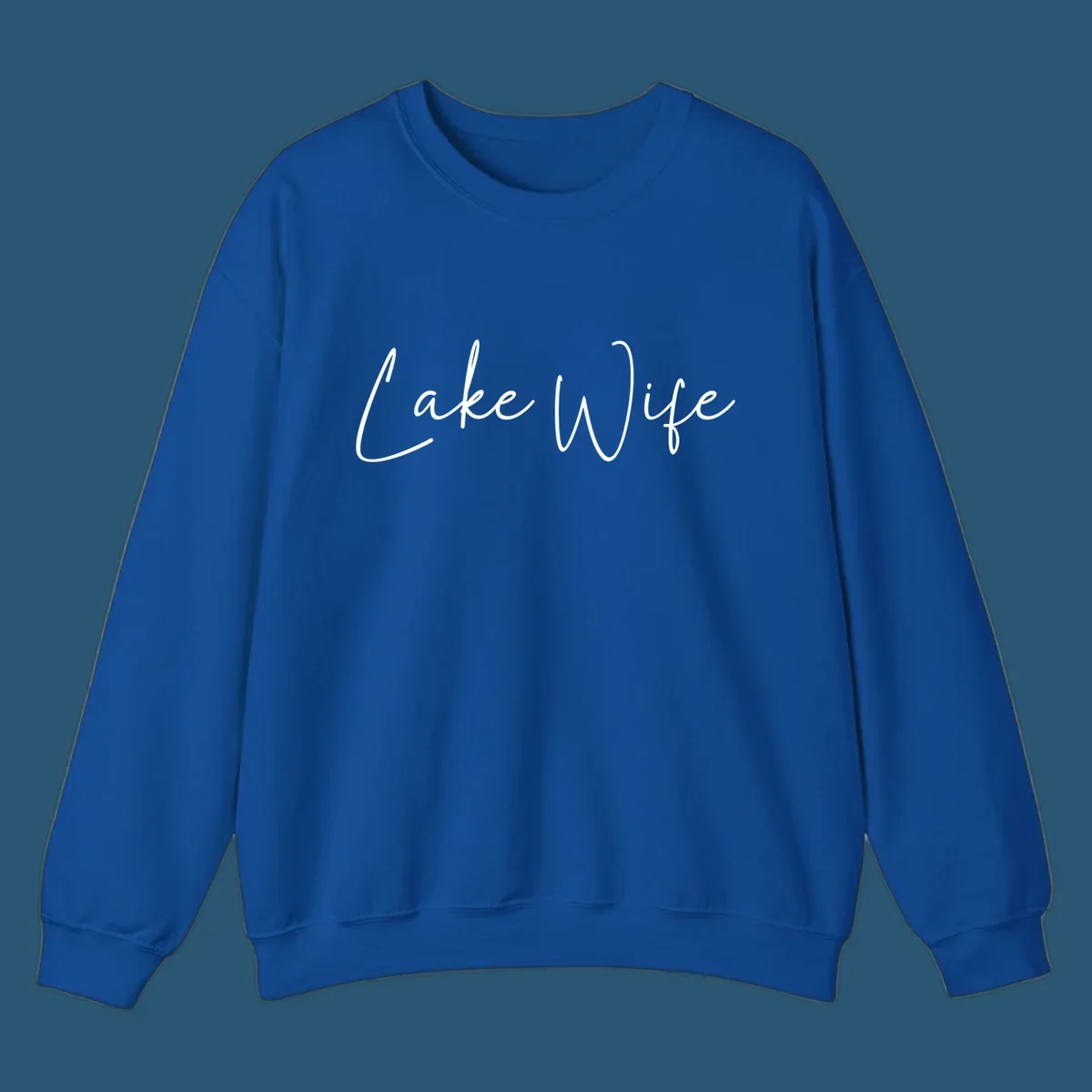 Lake Wife script text design.