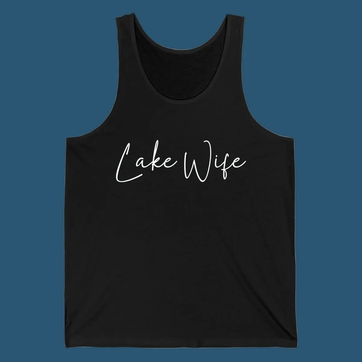 Lake Wife script text design.