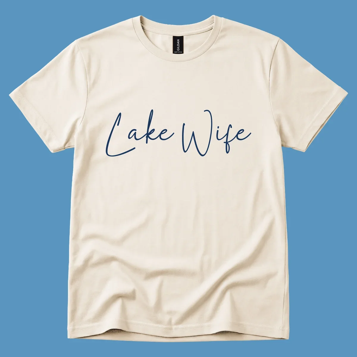 Lake Wife script text design.