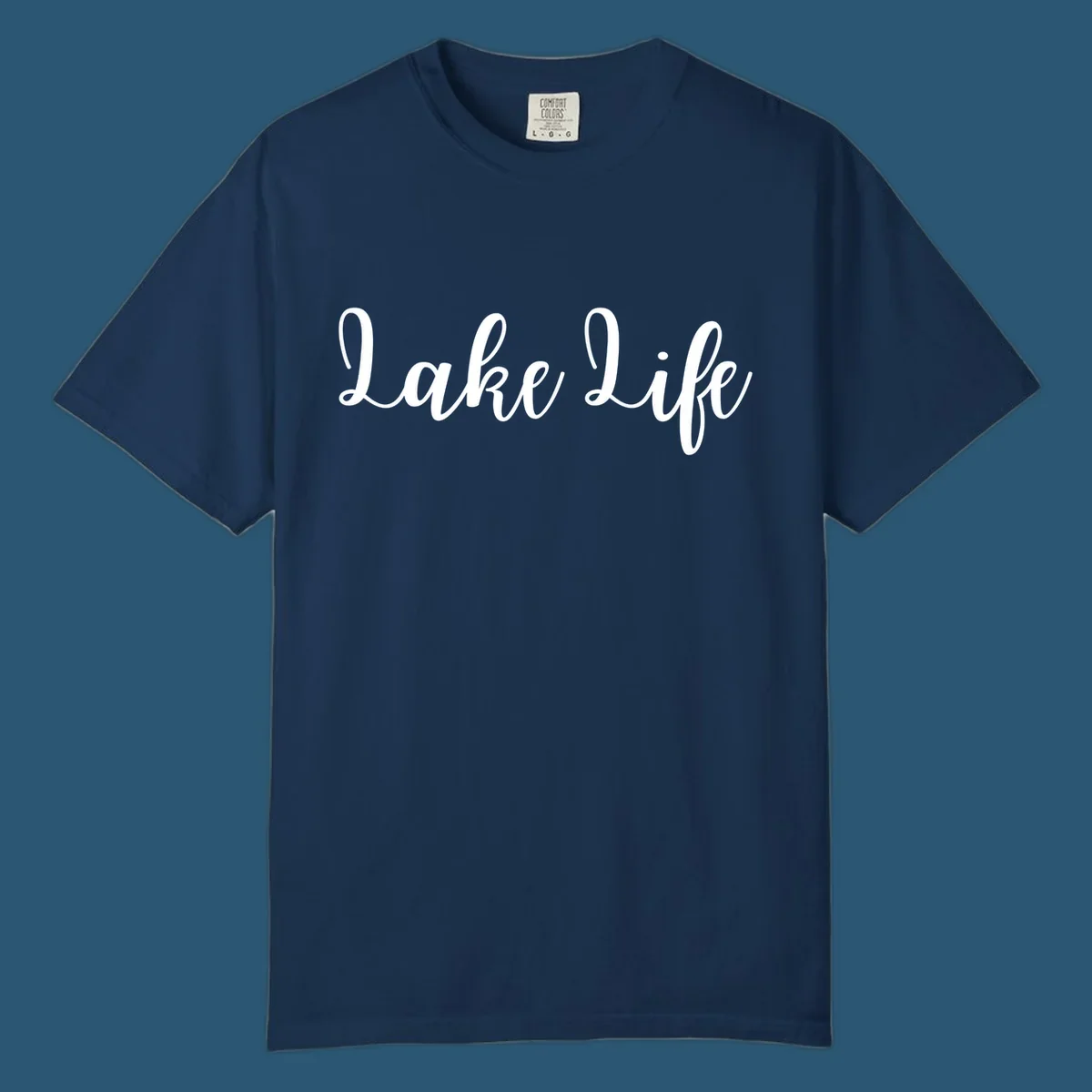 Lake Life text in a script font.