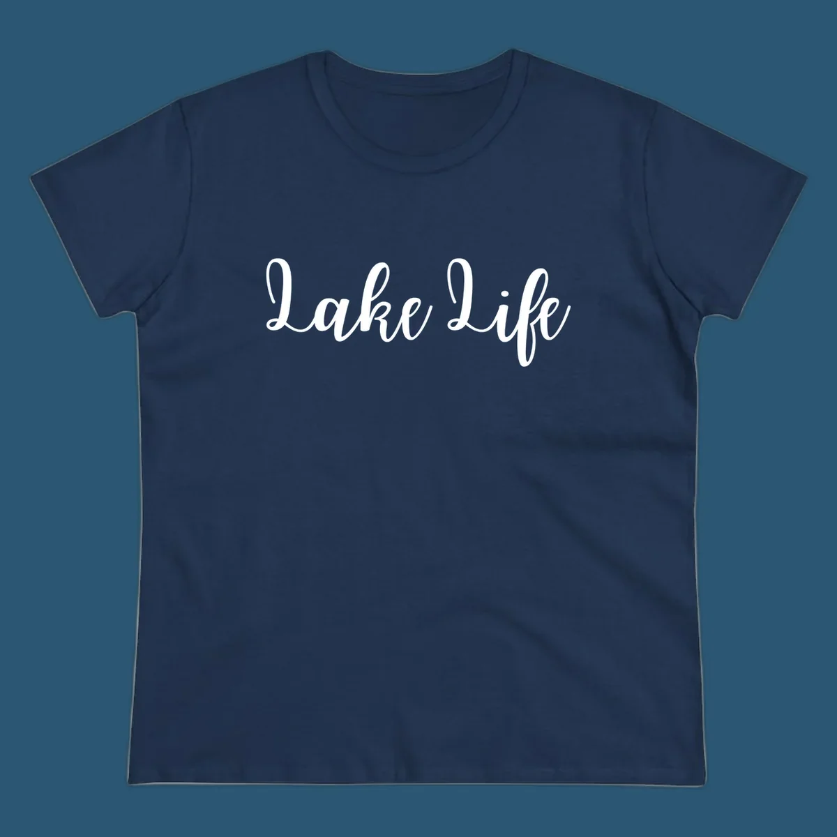 Lake Life text in a script font.