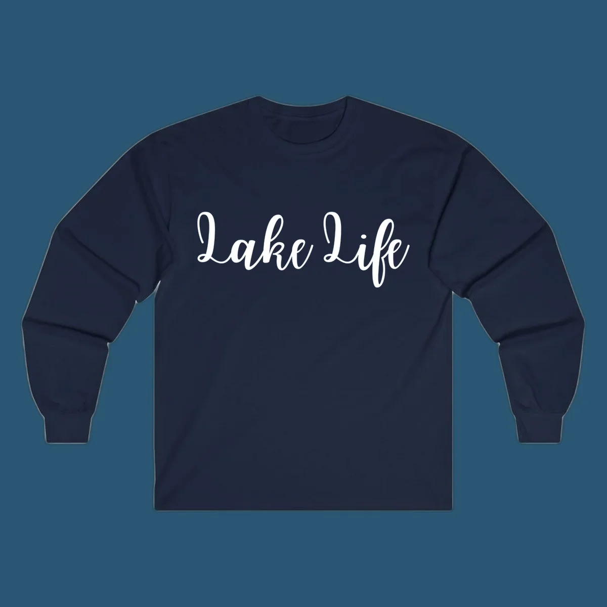 Lake Life text in a script font.