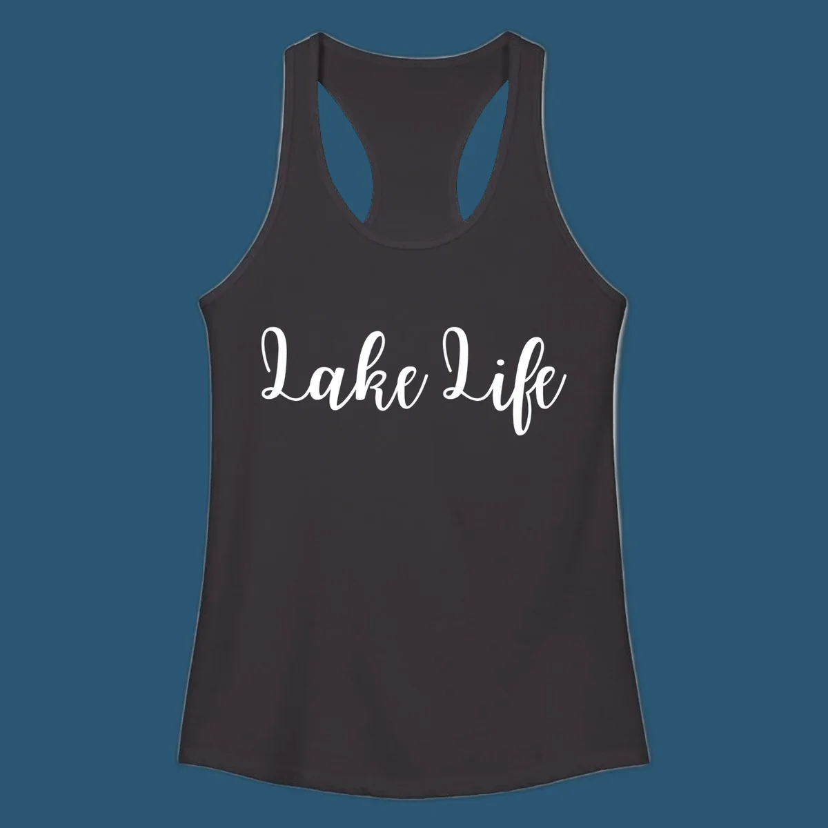 Lake Life text in a script font.