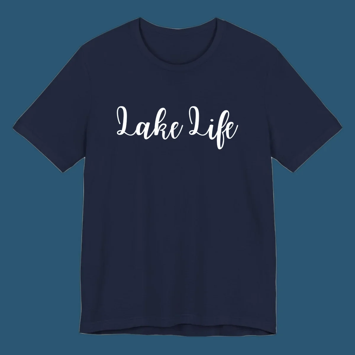 Lake Life text in a script font.