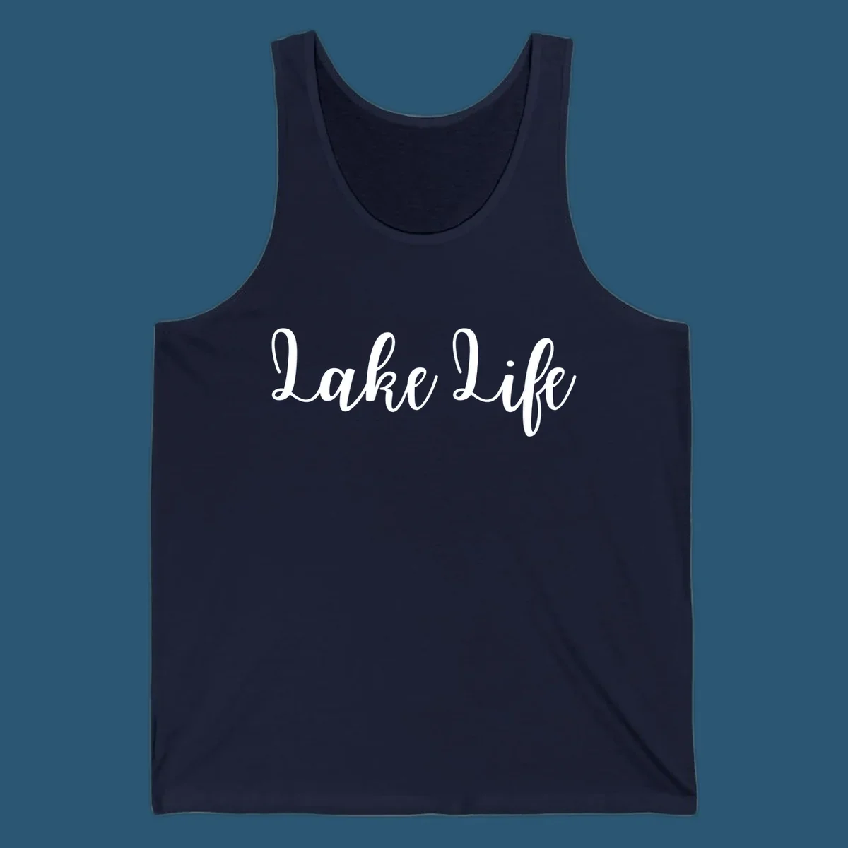 Lake Life text in a script font.