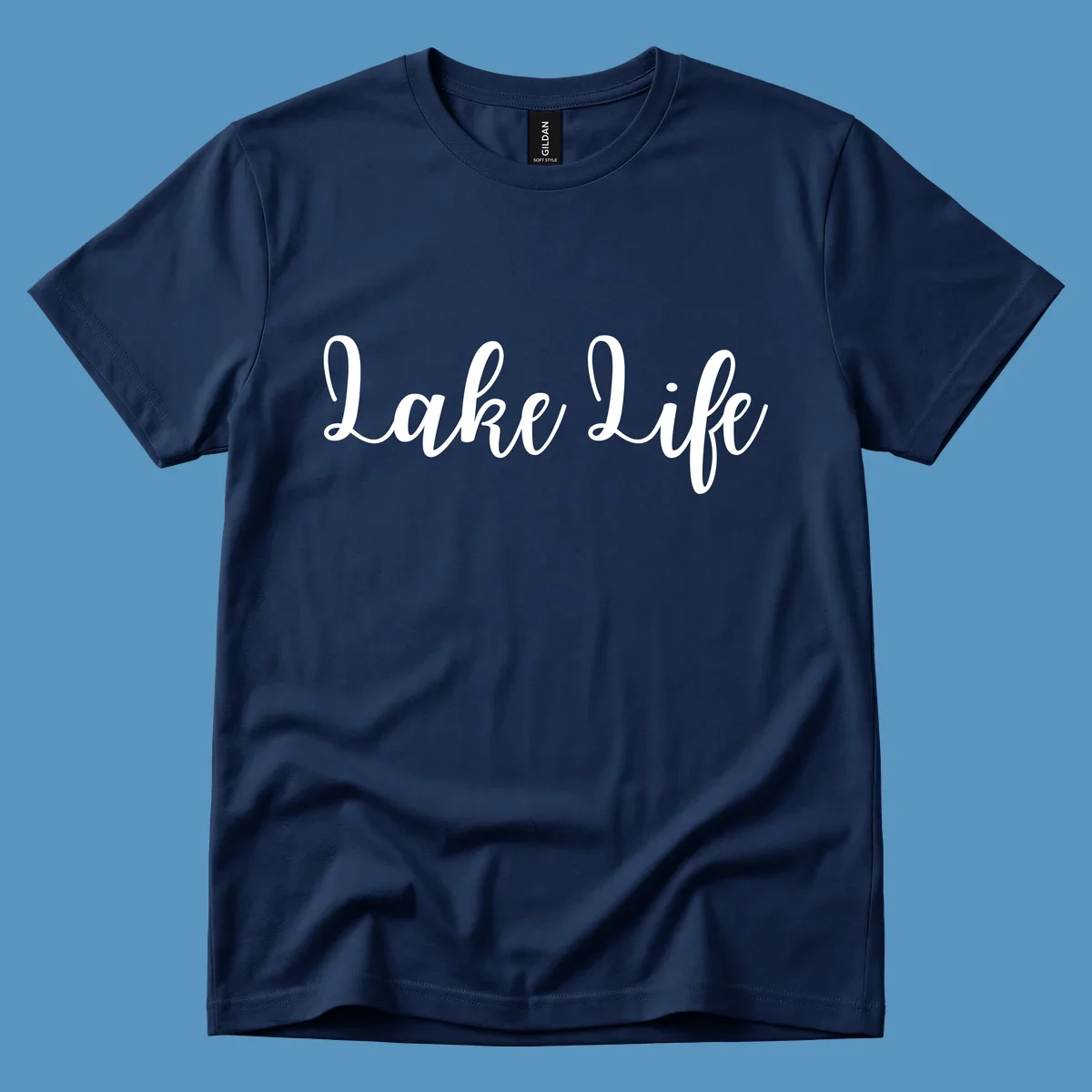 Lake Life text in a script font.