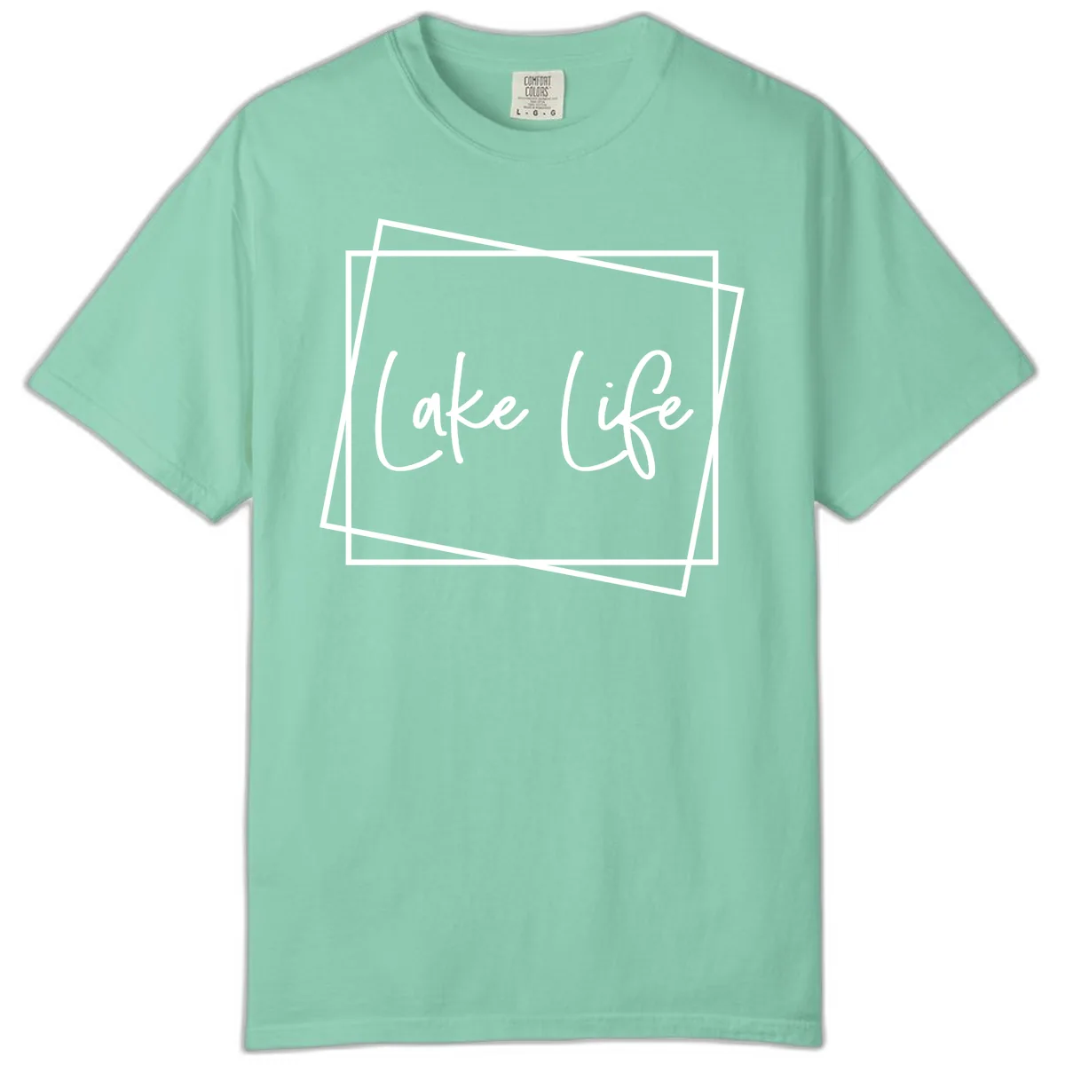 Lake Life Script Design Comfort Color in Island Reef