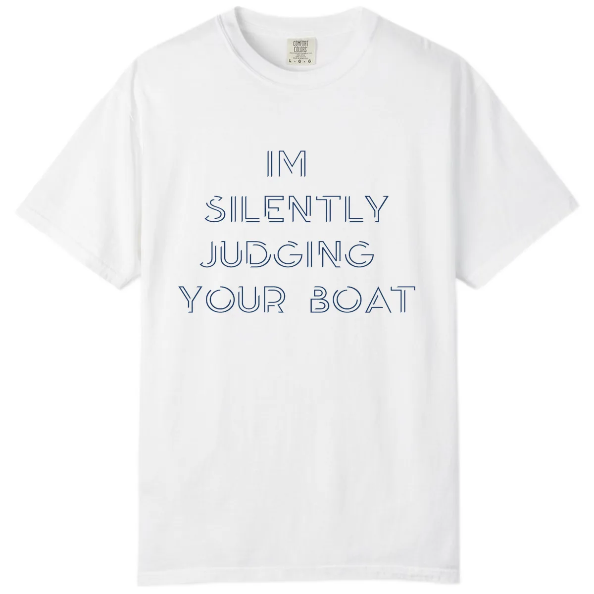 Silently Judging Your Boat Comfort Color in White
