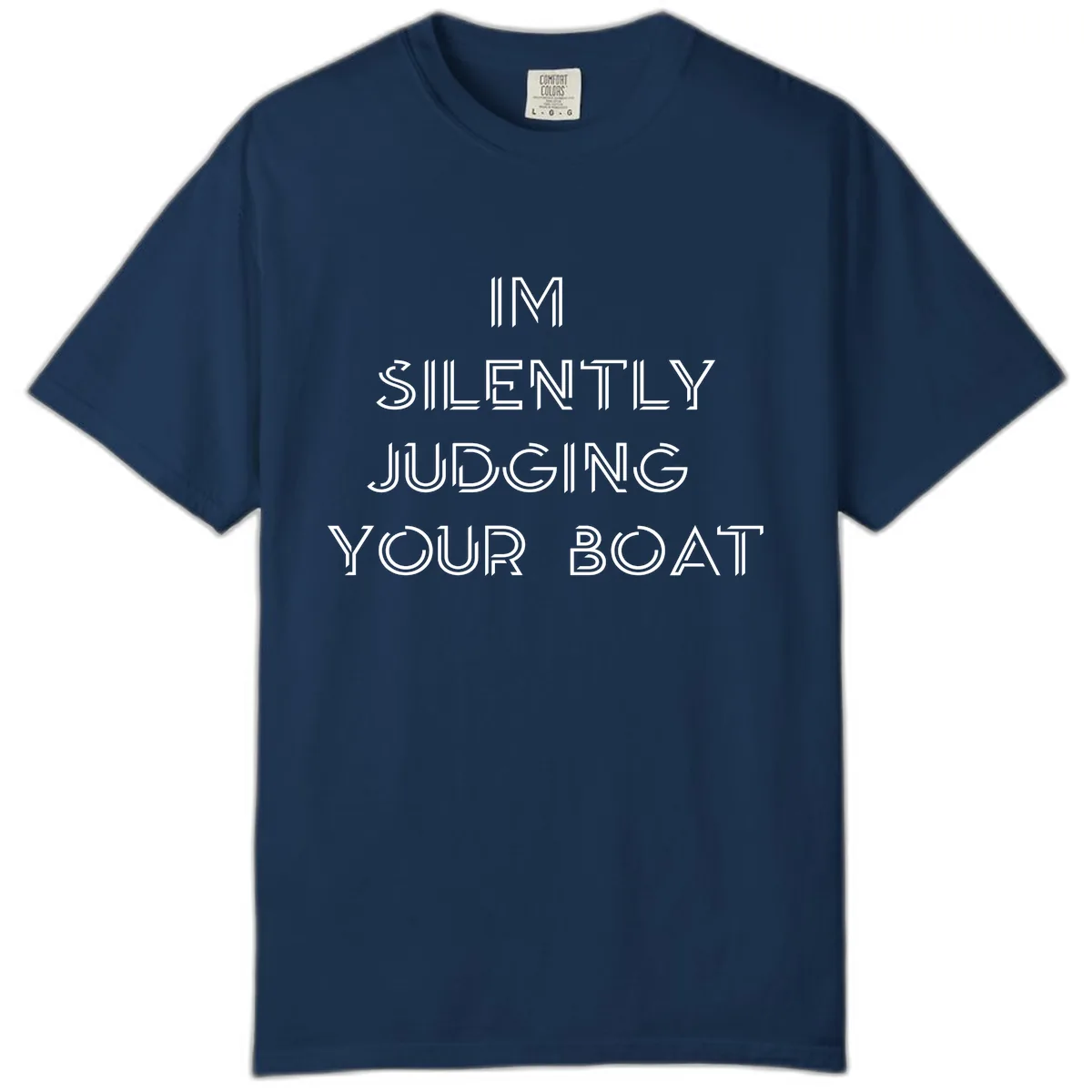 Silently Judging Your Boat Comfort Color in Navy