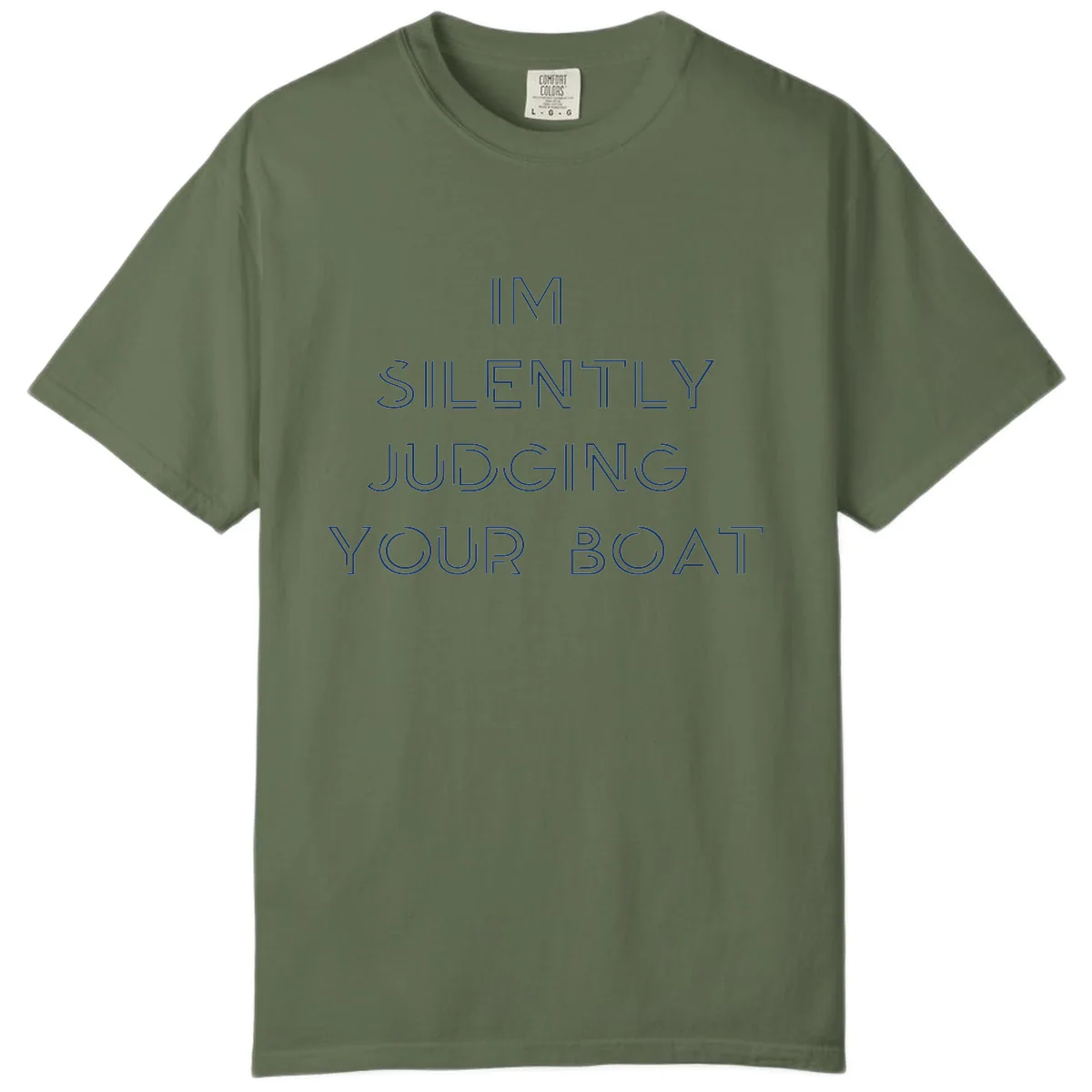 Silently Judging Your Boat Comfort Color in Sage