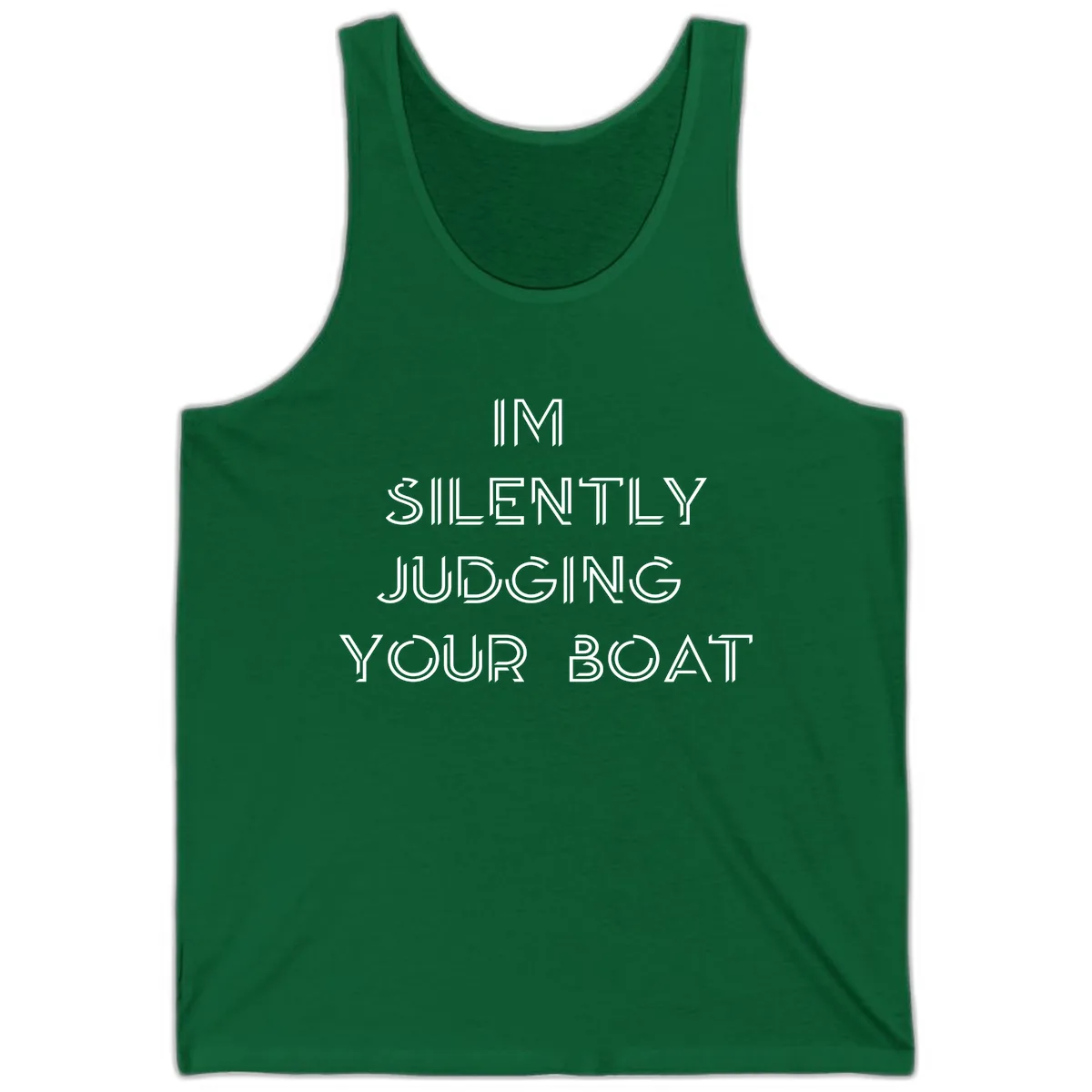 Silently Judging Your Boat Tank in Kelly