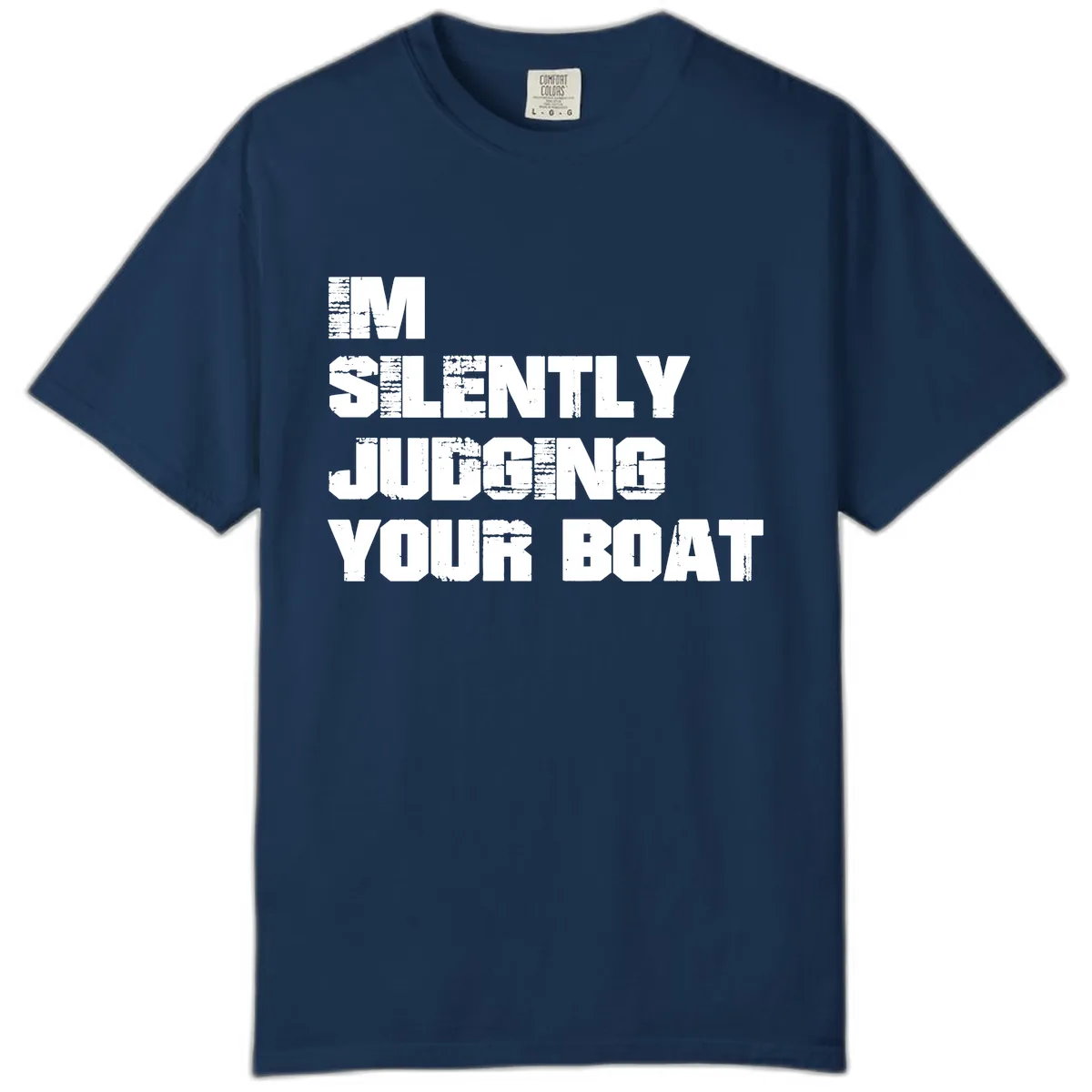 I'm Silently Judging Your Boat Comfort Color in Navy