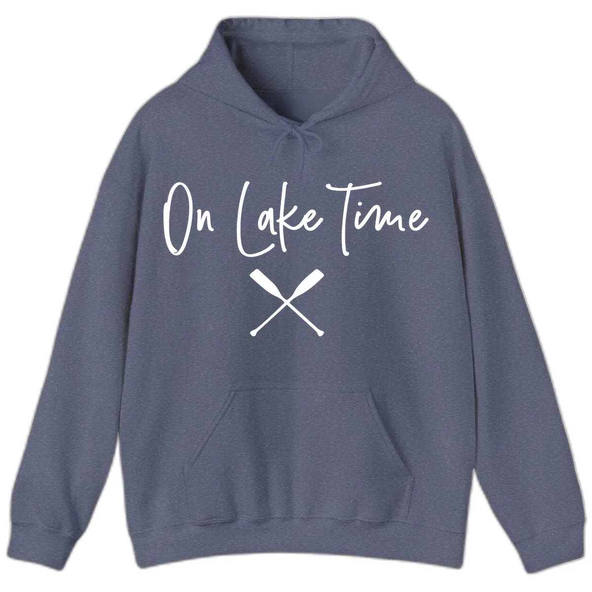 On Lake Time Lakeside Oars Hoodie in Heather Navy