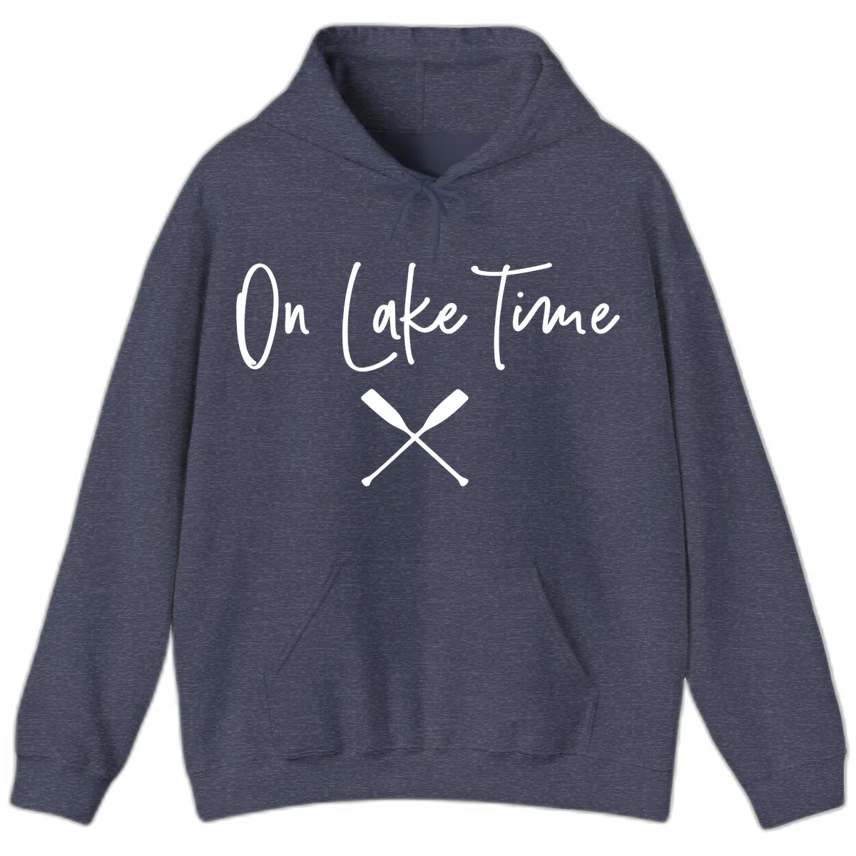 On Lake Time Lakeside Oars Hoodie in Heather Sport Dark Navy